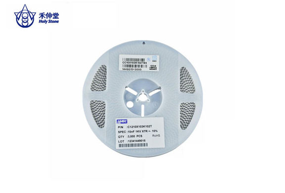 HEC/禾伸堂C1206N102K202TEX 1206 102/1000pF 2000V 10% NPO陶瓷貼片電容 高壓貼片電容參數(shù)介紹